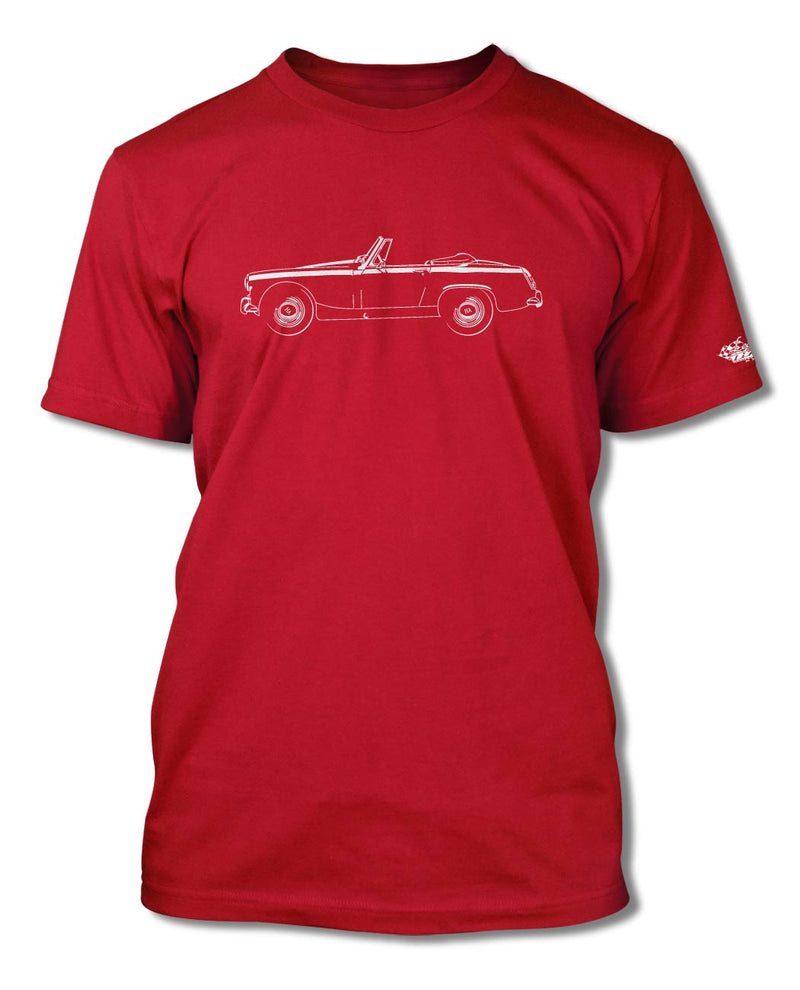 Austin Healey Sprite MKII MKIII Roadster T-Shirt - Men - Side View