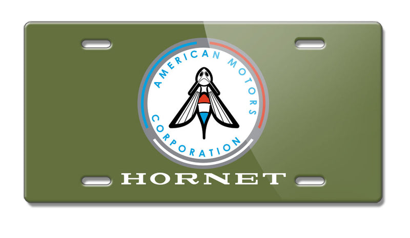1971 AMC Hornet Round Emblem Novelty License Plate - Vintage Emblem