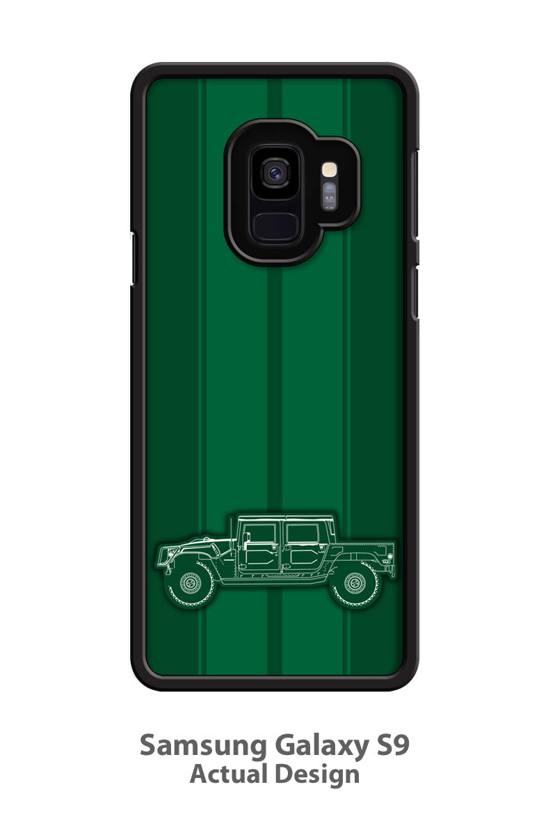 Hummer H1 Pick-Up 4x4 Smartphone Case - Racing Stripes
