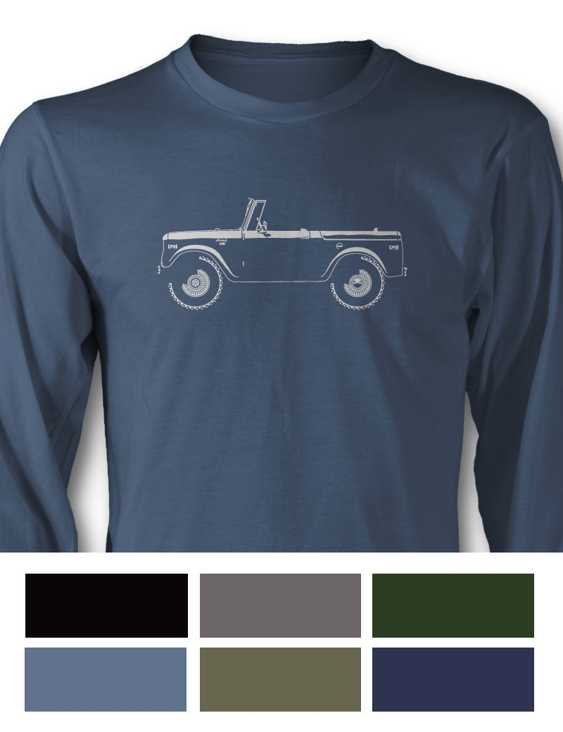 International Scout 1961 Long Sleeve T-Shirt - Side View