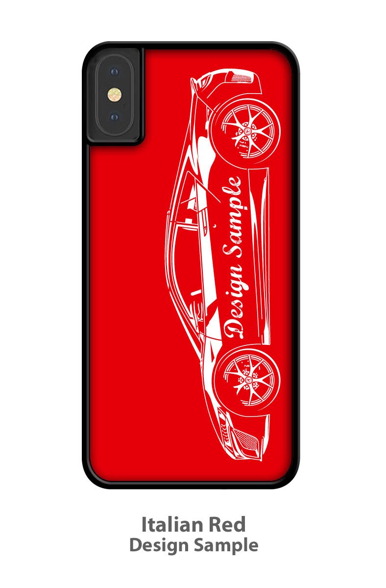 1973 Ford Mustang Mach 1 with Stripes Sportsroof Smartphone Case - Side View