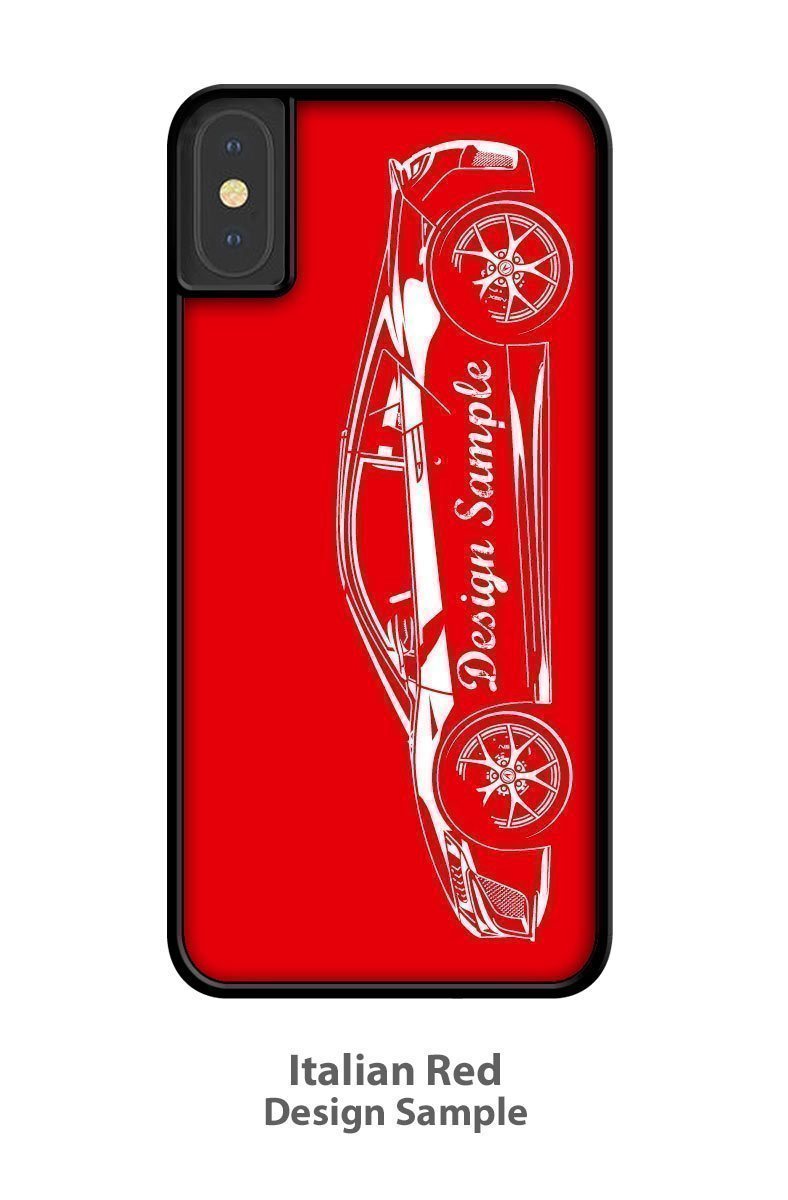 1968 Ford Mustang Base Convertible with Stripes Smartphone Case - Side View