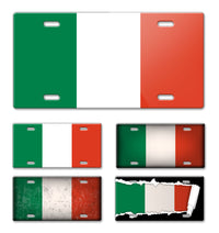  Italian Flag Novelty License Plate