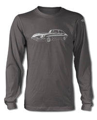 Jaguar E-Type XKE Coupe 3/4 T-Shirt - Long Sleeves - Spotlights