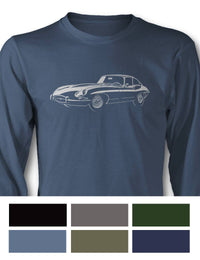 Jaguar E-Type XKE Coupe Long Sleeve T-Shirt - Spotlights