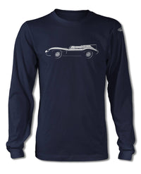 Jaguar XKD T-Shirt - Long Sleeves - Side View