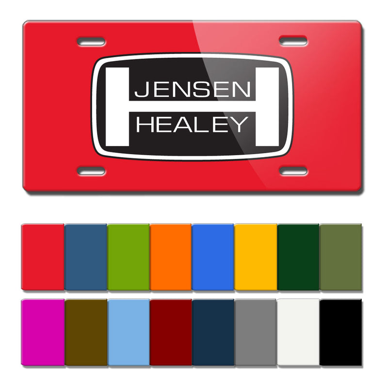 Jensen-Healey Vintage Logo Novelty License Plate