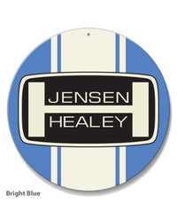 Jensen Healey Emblem Round Aluminum Sign