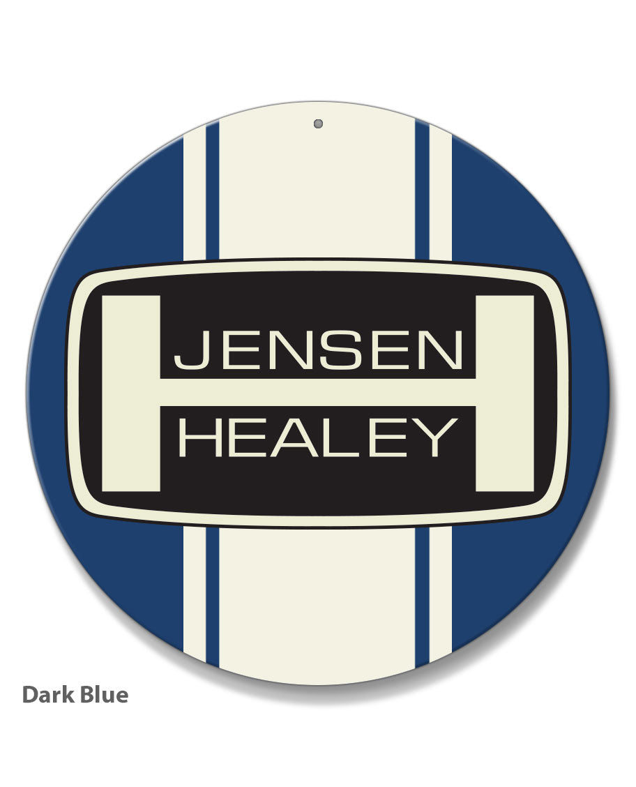 Jensen Healey Emblem Round Aluminum Sign – Legend Lines
