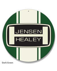 Jensen Healey Emblem Round Aluminum Sign