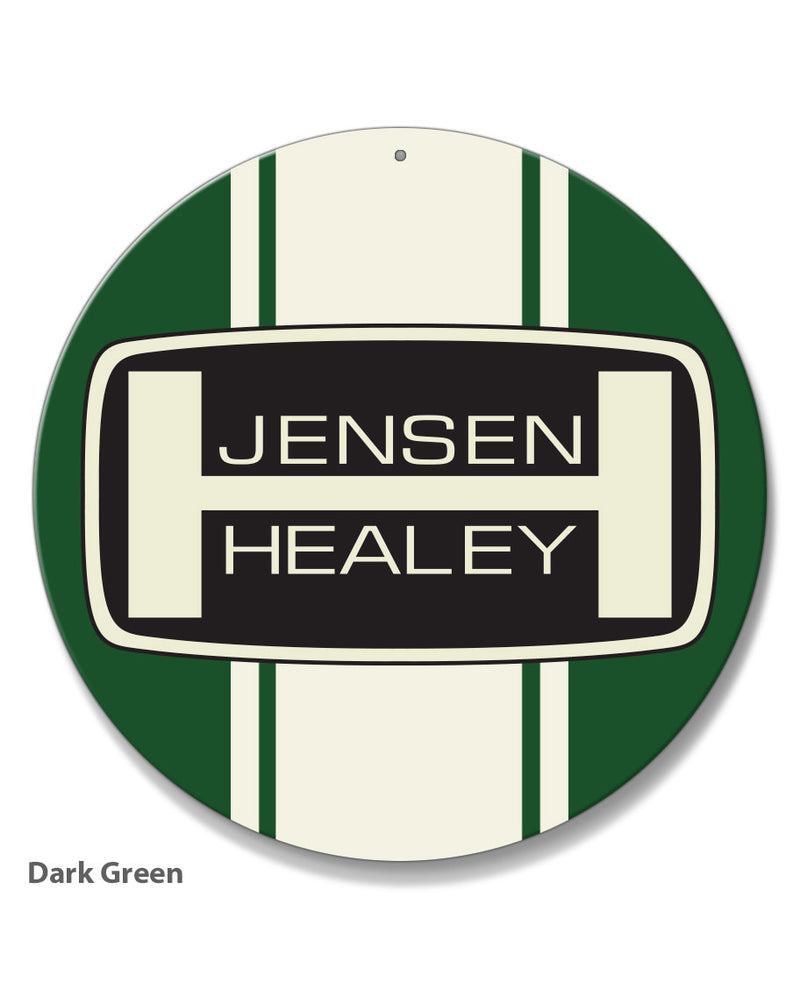 Jensen Healey Emblem Round Aluminum Sign