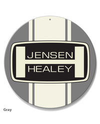 Jensen Healey Emblem Round Aluminum Sign