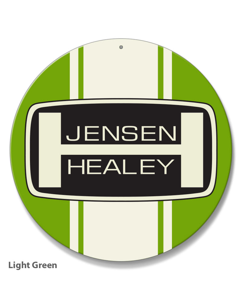 Jensen Healey Emblem Round Aluminum Sign