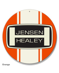 Jensen Healey Emblem Round Aluminum Sign