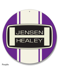 Jensen Healey Emblem Round Aluminum Sign