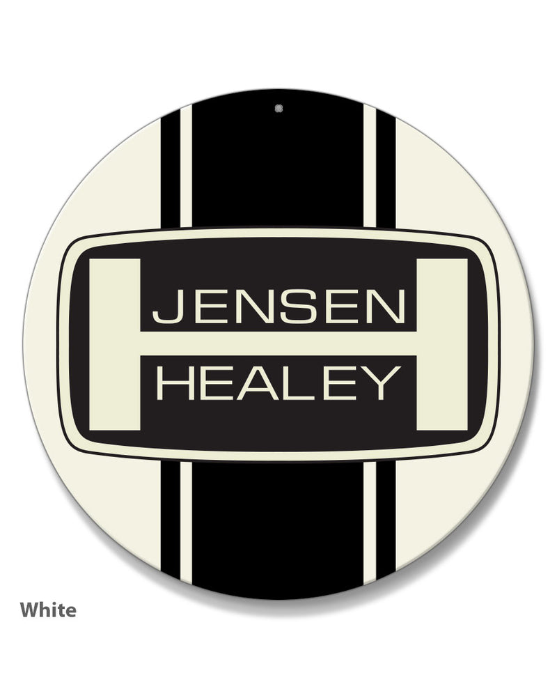 Jensen Healey Emblem Round Aluminum Sign