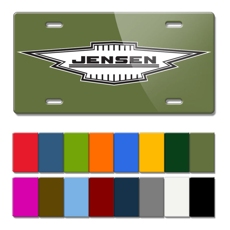 Jensen Vintage Logo Novelty License Plate