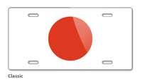 Japanese Flag Novelty License Plate