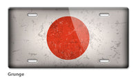 Japanese Flag Novelty License Plate