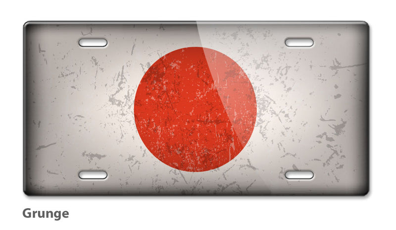 Japanese Flag Novelty License Plate