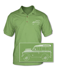 Land Rover 1948 Series I Adult Pique Polo Shirt - Side View