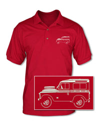 Land Rover 1948 Series I Adult Pique Polo Shirt - Side View