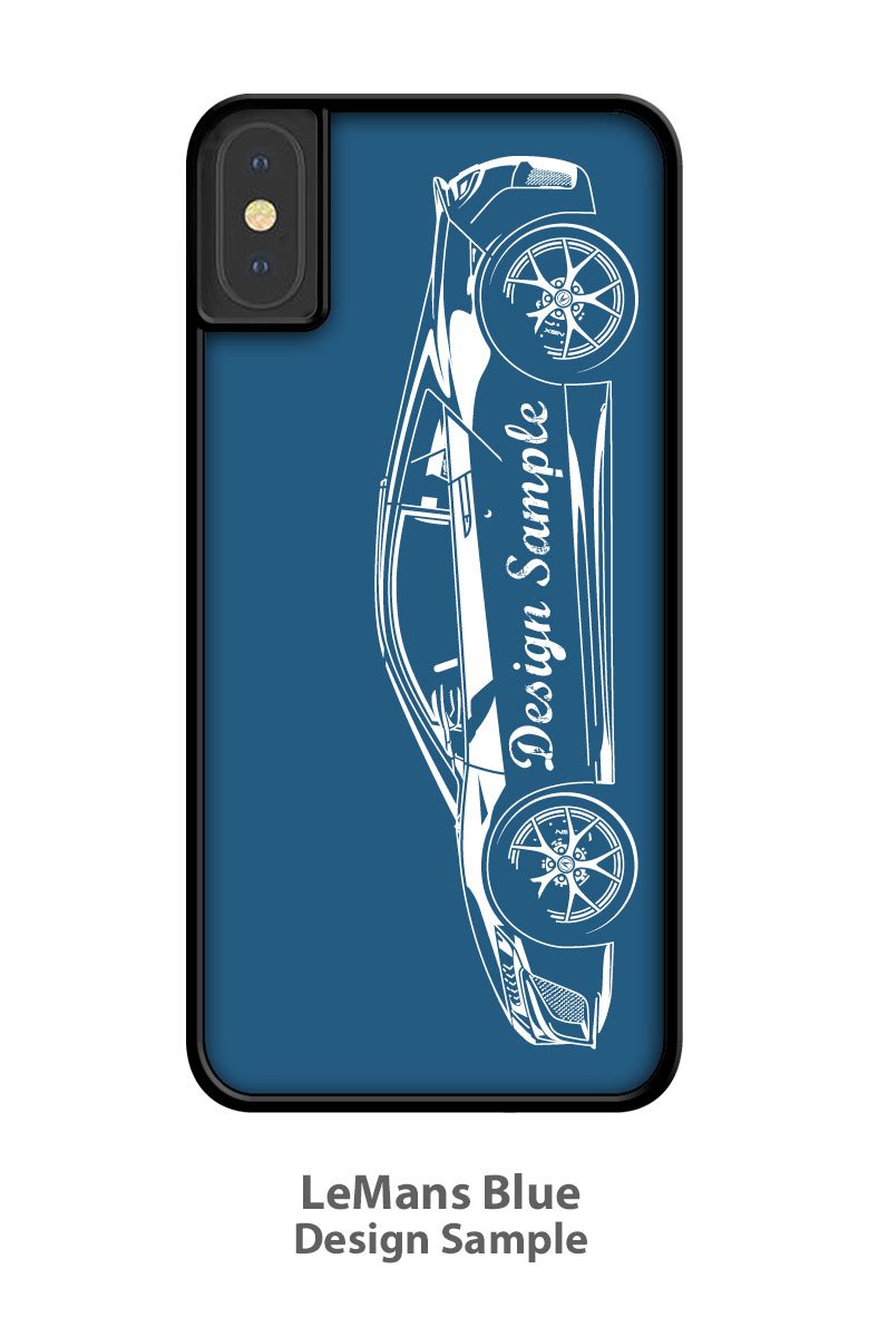 1971 Ford Mustang Sports with Stripes Convertible Smartphone Case - Side View