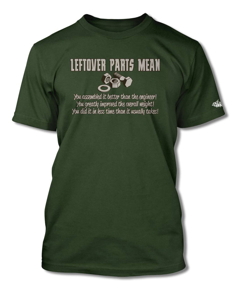 Left Over Parts T-Shirt - Men - Mechanic