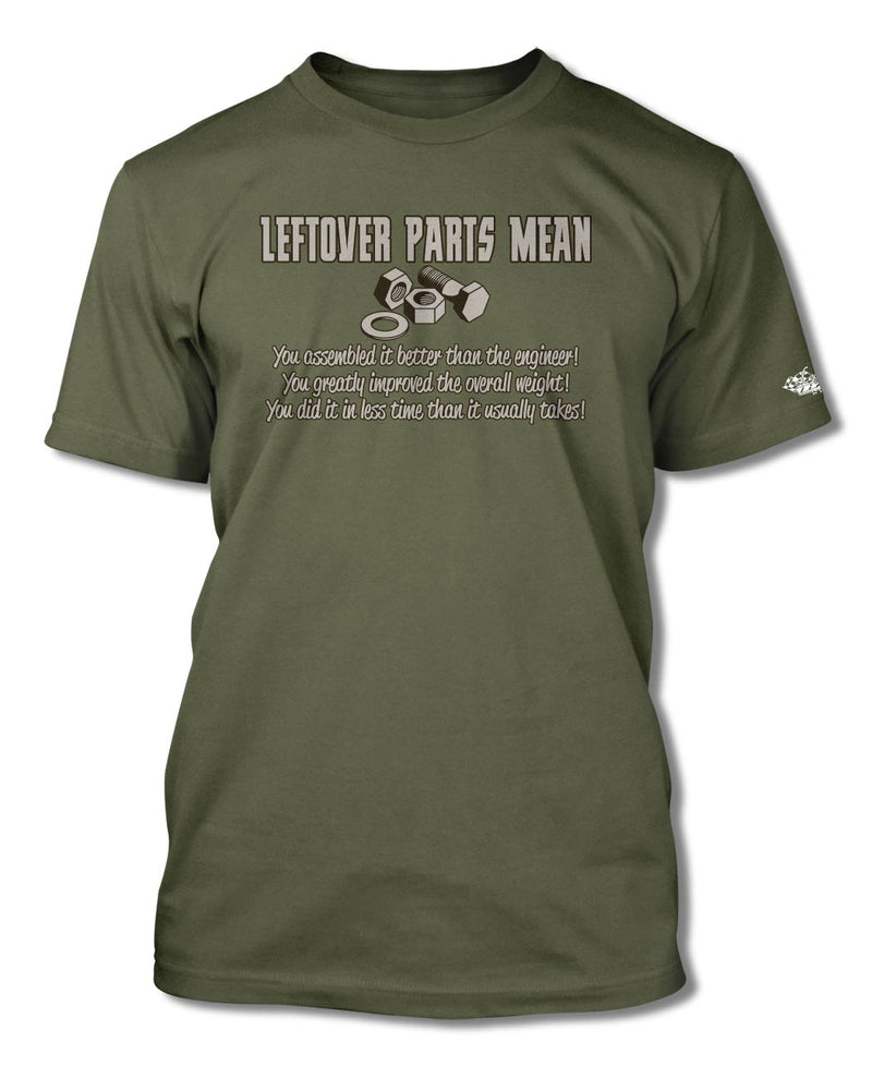 Left Over Parts T-Shirt - Men - Mechanic