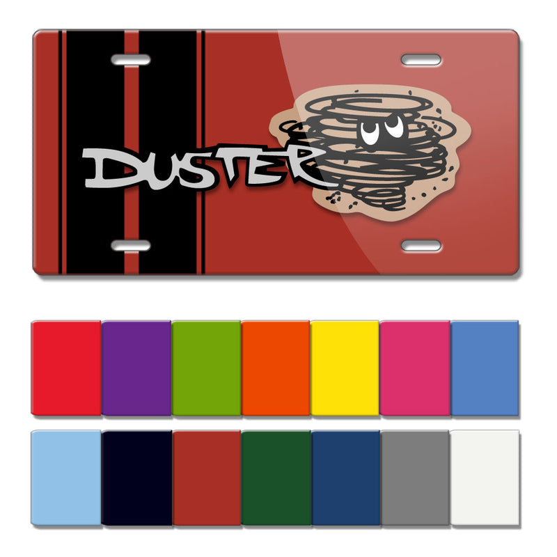 Plymouth Duster 1970 - 1975 Design Novelty License Plate