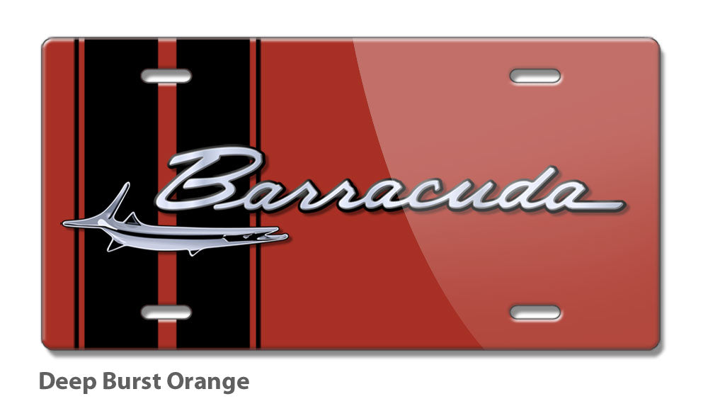 海外輸入 80s USA製 Plymouth Barracuda キャップ 清春 1964 - 1969 Plymouth Barracuda Emblem Novelty License Plate
