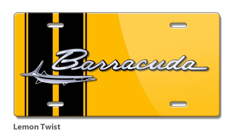1964 - 1969 Plymouth Barracuda Emblem Novelty License Plate