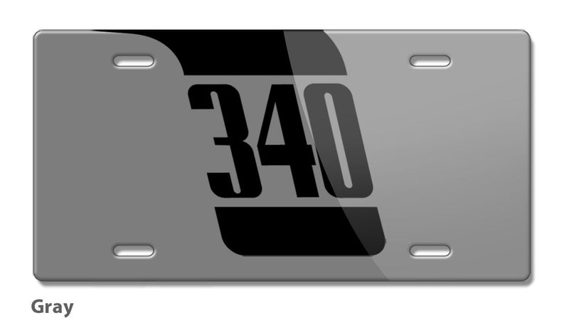 1970 Plymouth Barracuda 'Cuda 340 Design Novelty License Plate - Vintage Emblem