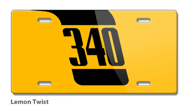 1970 Plymouth Barracuda 'Cuda 340 Design Novelty License Plate - Vintage Emblem