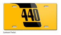 1970 Plymouth Barracuda 'Cuda 440 Design Novelty License Plate - Vintage Emblem