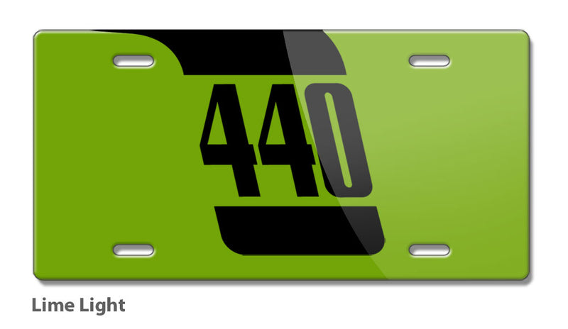 1970 Plymouth Barracuda 'Cuda 440 Design Novelty License Plate - Vintage Emblem