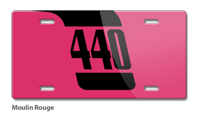 1970 Plymouth Barracuda 'Cuda 440 Design Novelty License Plate - Vintage Emblem