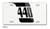 1970 Plymouth Barracuda 'Cuda 440 Design Novelty License Plate - Vintage Emblem