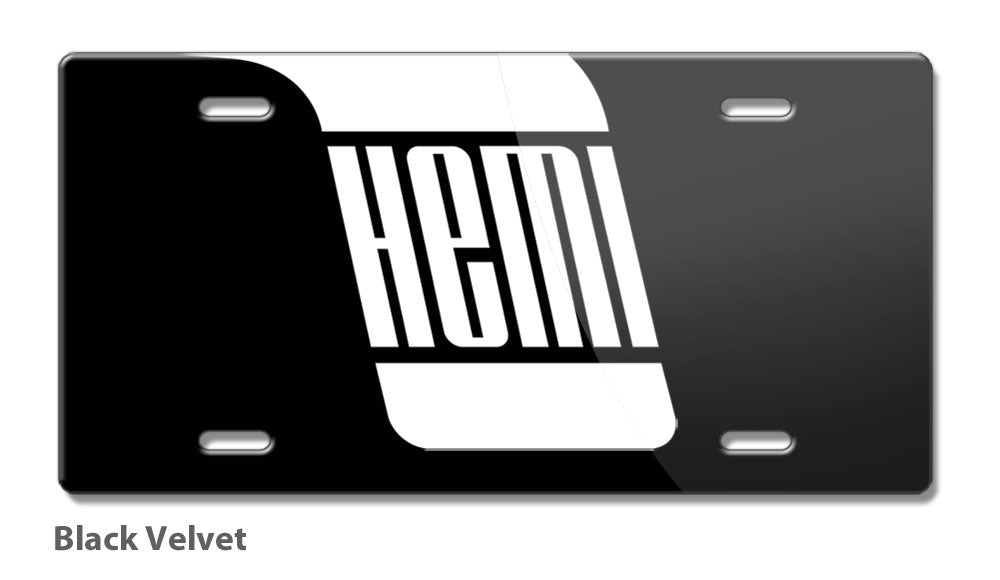 1970 Plymouth Barracuda 'Cuda 426 HEMI Design Novelty License