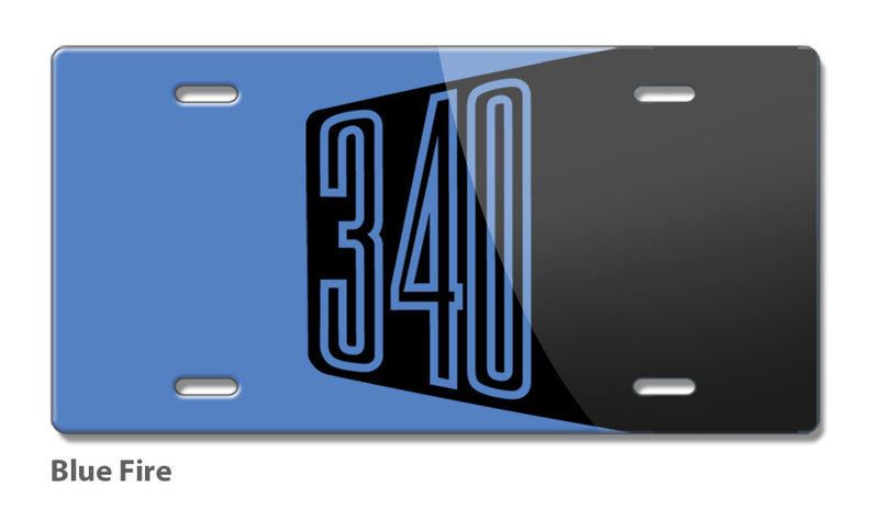 1971 Plymouth Barracuda 'Cuda 340 Design Novelty License Plate - Vintage Emblem