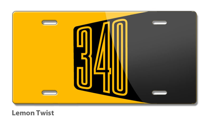 1971 Plymouth Barracuda 'Cuda 340 Design Novelty License Plate - Vintage Emblem