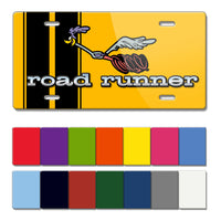 Plymouth Road Runner 1968 - 1974 Emblem Novelty License Plate
