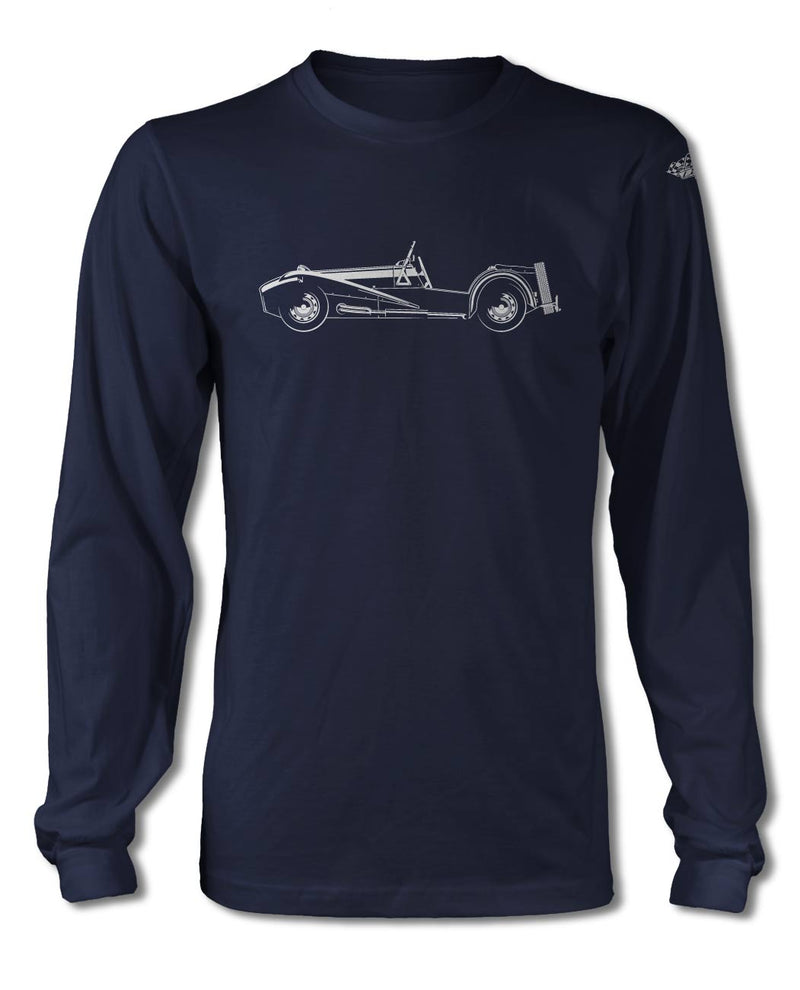 Lotus Seven 7 T-Shirt - Long Sleeves - Side View