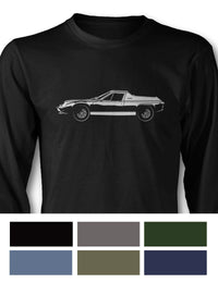 Lotus Europa Twin Cam Long Sleeve T-Shirt - Side View