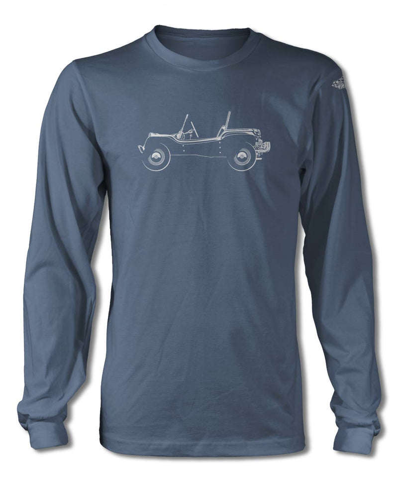 1964 Meyers Manx Buggy VW T-Shirt - Long Sleeves - Side View