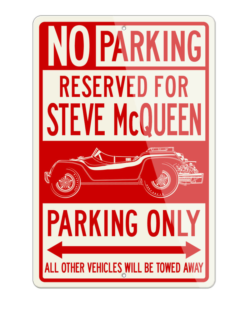 1968 Meyers Manx Steve McQueen Dune Buggy 1968 Reserved Parking Only Sign