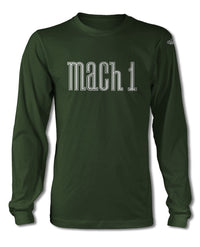 Ford Mustang Mach 1 Emblem T-Shirt - Long Sleeves - Emblem