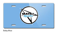 Matra Badge Emblem Novelty License Plate - Vintage Emblem