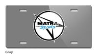 Matra Badge Emblem Novelty License Plate - Vintage Emblem