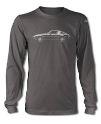 Mazda RX-7 S1 First generation 1978 - 1985 T-Shirt - Long Sleeves - Side View